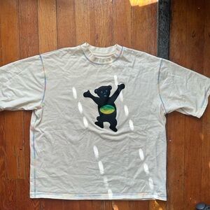 We11done Cream Bear Graphic